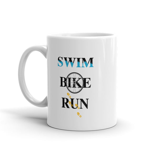 Swim Bike Run Mug Triathlon Love 2 Sweat